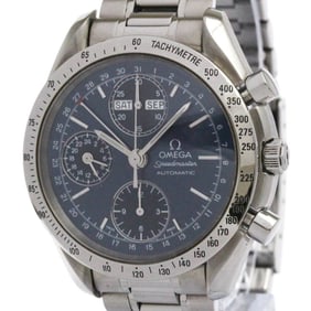OMEGA Speedmaster Triple Date Steel Automatic Watch 3521.80 Polished