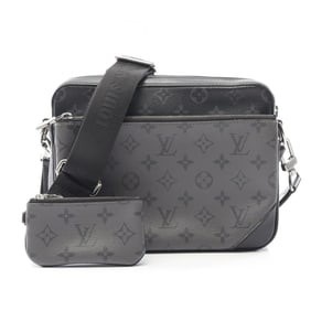 Louis Vuitton Trio Messenger Shoulder Bag in Coated Canvas and Leather with Monogram Eclipse