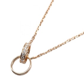Cartier Baby Love Diamond Necklace in 18K Pink Gold (Pink Gold) for Women. Available and Clear.