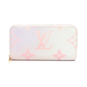 Louis Vuitton Zippy Wallet, Spring in the City, Round Long Coated Canvas, Monogram Pastel, Women's,