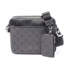 Louis Vuitton Trio Messenger Shoulder Bag in Coated Canvas and Leather, Monogram Eclipse Reverse,