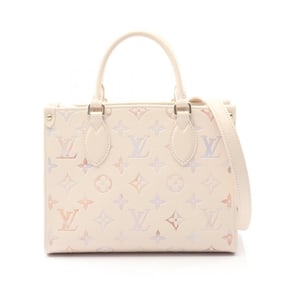 Louis Vuitton On the Go PM Handbag, Monogram Empreinte Leather, Ivory Dream Cream, M25770