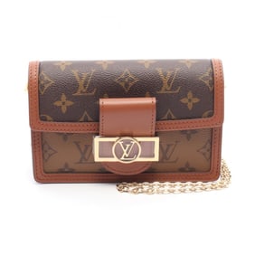 Louis Vuitton Portefeuille Dauphine Shoulder Bag, Coated Canvas and Leather, Monogram Reverse,
