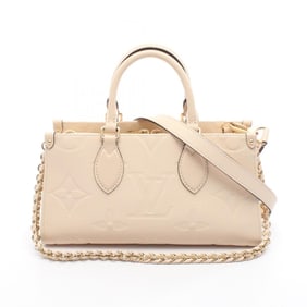 Louis Vuitton On the Go New York Monogram Empreinte Leather Handbag, Women's, Ivory, M23698