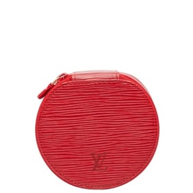 Louis Vuitton Epi Ecran Bijou 10 Pouch Jewelry Case/Accessory Case M48217 Castilian Red Leather
