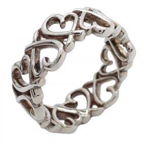 Tiffany Loving Heart Ring, Silver 925, Size 11.5, Women's, P1375478