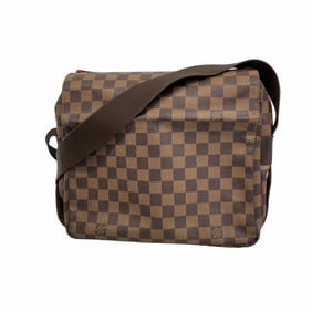 Louis Vuitton Shoulder Bag Damier Naviglio N45255 Ebene Women's