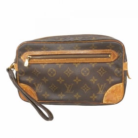 Louis Vuitton Monogram Marly Dragonne GM Clutch Bag M51825 Brown Men's