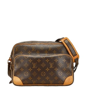 Louis Vuitton Monogram Nile Crossbody Shoulder Bag M45244 Brown Leather Women's LOUIS VUITTON