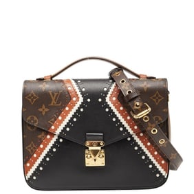 Louis Vuitton Monogram Reverse Pochette Metis MM Handbag/Shoulder Bag 2WAY M43488 Brown/Black