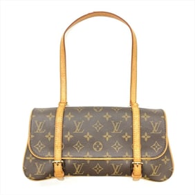 Louis Vuitton Marel Shoulder Bag Monogram Canvas M51157 Brown VI1004 Women's