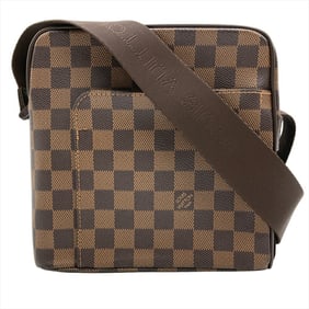Louis Vuitton Olaf PM Shoulder Bag Damier Ebene N41442 Brown MI2110 Unisex