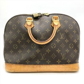 Louis Vuitton Alma Handbag Monogram Canvas M51130 Brown VI0977 Women's