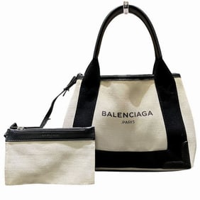 Balenciaga Navy Cabas XS 390346 Bag Handbag Shoulder Women's