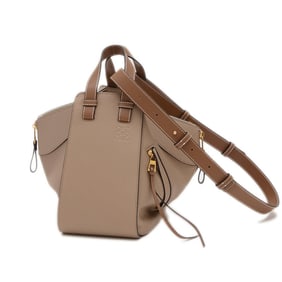 Loewe Hammock Small Handbag/Shoulder Bag in Sand Beige Calfskin
