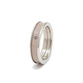 Hermes Hermès Uni PM Ring, Etoupe, Silver Hardware, #57