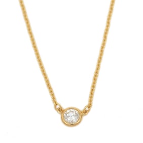 Tiffany & Co. By the Yard Necklace, 0.18ct Diamond, 18K Yellow Gold