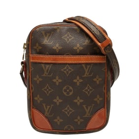 Louis Vuitton Monogram Danube Crossbody Shoulder Bag M45266 Brown Leather Women's LOUIS VUITTON