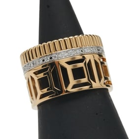 Boucheron Quatre Radiant Openwork Ring #52 JRG03013, available in gold, silver, 18K yellow and 18KWG