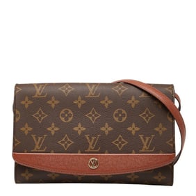 Louis Vuitton Monogram Bordeaux 24 Crossbody Shoulder Bag M51798 Brown Leather Women's LOUIS VUITTON