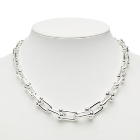 Tiffany HardWear Graduated Link 18in Necklace in SV925 Silver for Women. TIFFANY & Co.