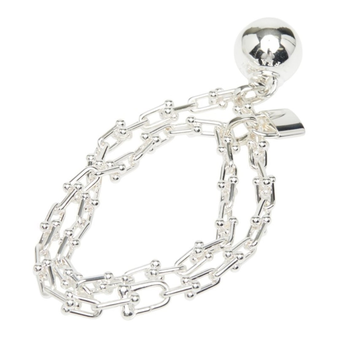 Tiffany & Co. HardWear Small Wrap Bracelet in 925 Sterling Silver for Women.: --- Catalog ---Category: SizeWidth: 1cm / 0.39''Length: 17cm / 6.69''Weight: 45.9g / 1.61oz.Category: DesignType: Wrap braceletGender: WomenMaterial: Silver 925Category: GeneralBrand: Tiffany--- Item