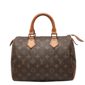Louis Vuitton Monogram Speedy 25 Mini Boston Bag Handbag M41528 Brown Leather Women's LOUIS VUITTON