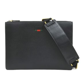 Gucci Men's Black Leather Shoulder Bag/Clutch Bag 450976 h31613a