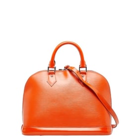 Louis Vuitton Epi Alma Shoulder Bag/Handbag 2WAY M40623 Pimmon Orange Leather Women's LOUIS VUITTON