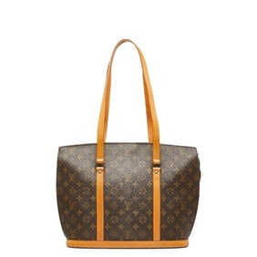 Louis Vuitton Monogram Babylon Tote Bag, One-Shoulder Bag M51102, Brown PVC Leather, Women's, LOUIS