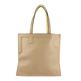 Fendi FENDI Shoulder Bag Tote Flip Leather Beige Yellow Women's 8BH419.ARBJ z7211