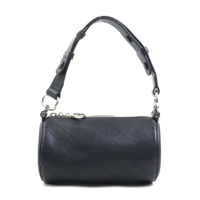 Gucci Blondie Shoulder Bag in Black and Silver Leather (W1283a) for Women