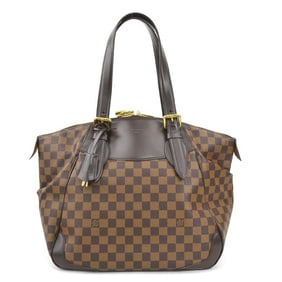 Louis Vuitton Damier Verona GM Shoulder Bag in Canvas and Ebene Leather, Women's, N41119 90190a