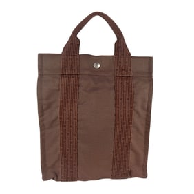 Hermes Hermès Air Line Sac Ado PM Backpack in Brown Nylon Canvas for Men and Women (z7190)