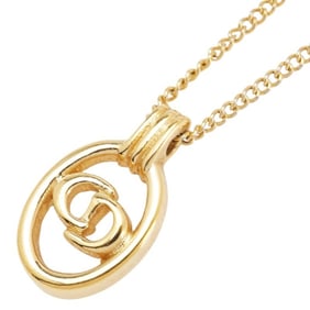 Christian Dior Dior CD logo pendant necklace, gold plated, for women.