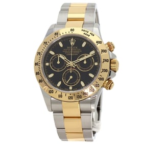 Rolex Cosmograph Daytona 116523 Stainless Steel/SSx18KYG Men's Watch