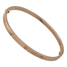 CARTIER Cartier Love Small B6047318 Bracelet in 18K Pink Gold for Women, 750 LOVE Bangle, 2022