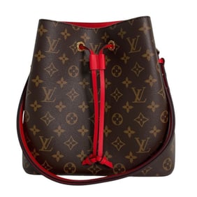 LOUIS VUITTON NeoNoe MM M44021 Shoulder Bag for Women, Monogram Coquelicot, Red