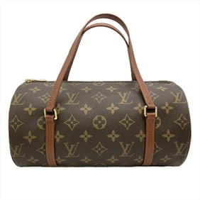 Louis Vuitton Papillon Handbag Monogram Canvas M51366 Brown SP1010 Women's