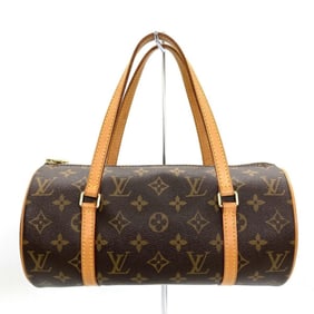 Louis Vuitton Papillon 26 Handbag Monogram Canvas M51386 Brown DU1030