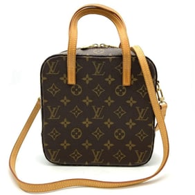 Louis Vuitton Spontini Shoulder Bag Monogram Canvas M47500 Brown