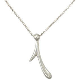 Tiffany & Co. Initial I Large Necklace SV925 6.4g Silver Elsa Peretti