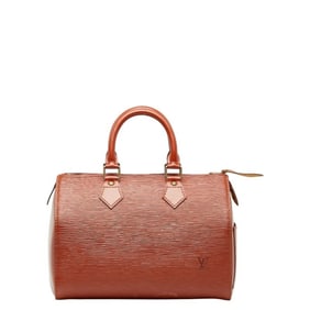 Louis Vuitton Epi Speedy 25 Handbag/Mini Boston Bag M43013 Kenya Brown Leather Women's LOUIS VUITTON