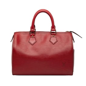 Louis Vuitton Epi Speedy 25 Boston Bag M59237 Castilian Red Leather Women's LOUIS VUITTON