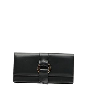 Cartier Trinity Long Wallet in Black and Multicolored Leather for Women