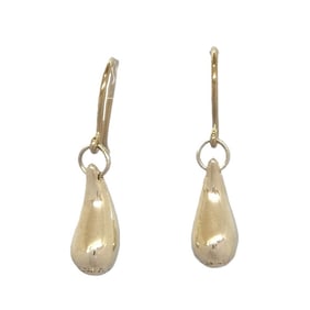Tiffany & Co. Teardrop Earrings SV925 3.8g Silver Elsa Peretti Drop