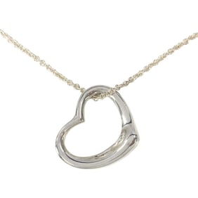 Tiffany & Co. Heart Necklace SV925 5.8g Elsa Peretti Women's