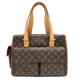 Louis Vuitton LOUIS VUITTON Multiply Cite Handbag Monogram Canvas M51162 Brown MB0073 Women's