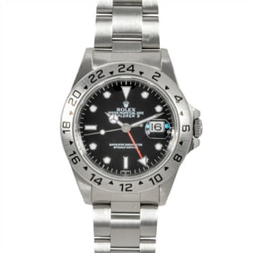 Rolex ROLEX 16570 Explorer II A-series Automatic Watch Black Dial Men's