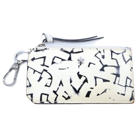 JIMMY CHOO x POGGY Eric Haze patent leather signature star motif business card holder/card case in
